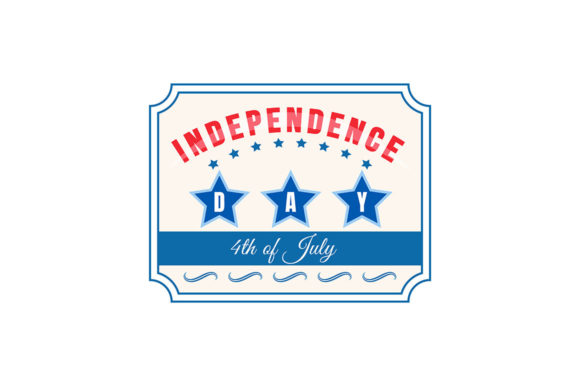 Independence Day Retro Flat Color Vector Review