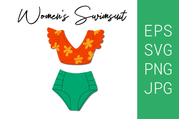 Is This Retro Swimsuit Vector Right for Your Embroidery?