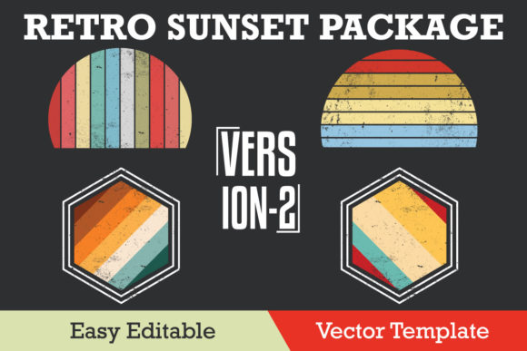 Retro Sunset Grunge Package Version-2 Review