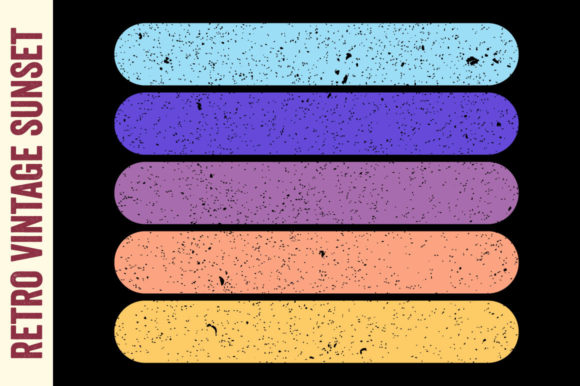 Retro Sunset Striped Grunge Texture Review