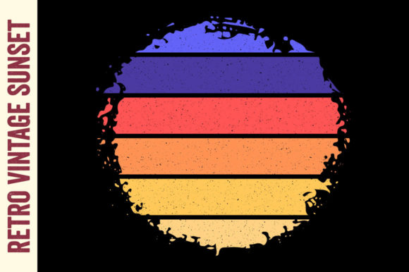 Retro Sunset Vintage Circle Summer Style Review