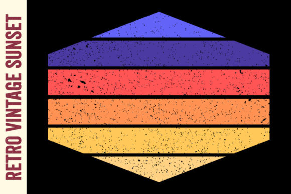Retro Sunset Vintage Hexagon Summer Sun Review
