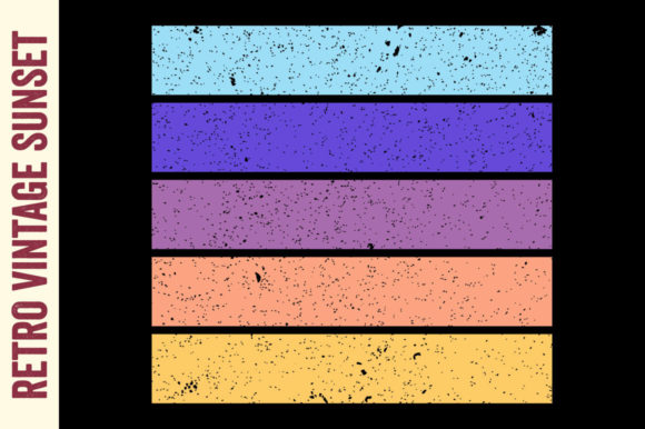 Retro Sunset Vintage Striped KDP Review