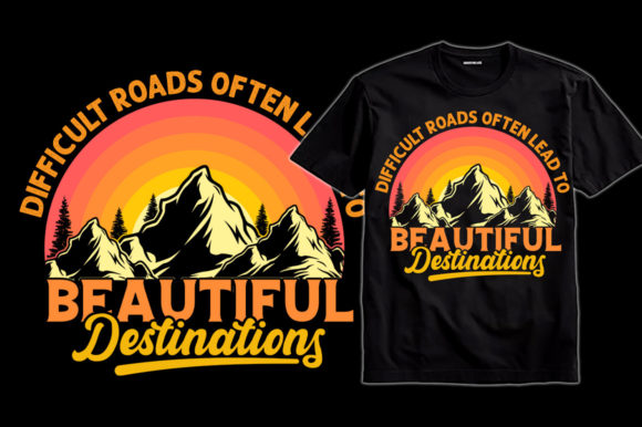 Retro Vintage Mountain Sunset Embroidery Review