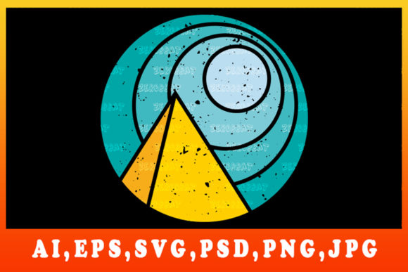 Retro Vintage Sunset Graphics Pyramide Review