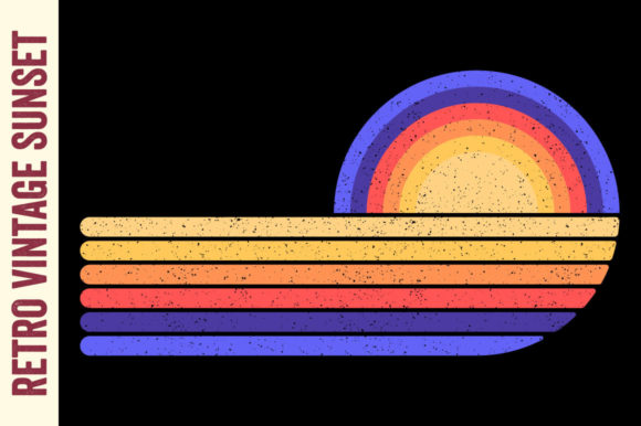 Vintage Sunset Retro Striped Summer Sun Review